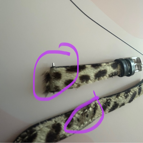 Michele 12mm Leopard Print Watch Strap - Picture 3 of 5